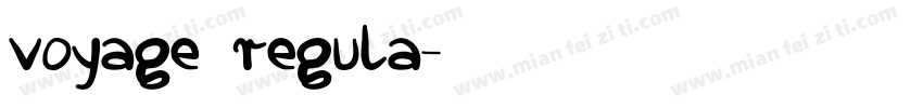 voyage regula字体转换